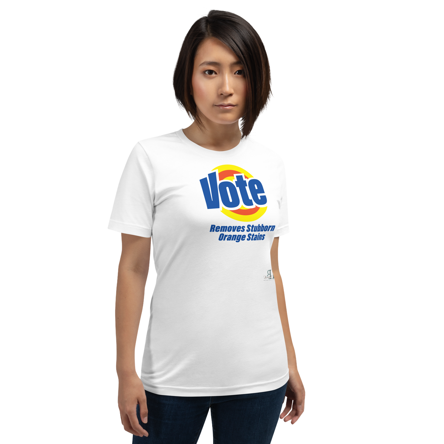 Vote to Remove Orange Stains Unisex t-shirt