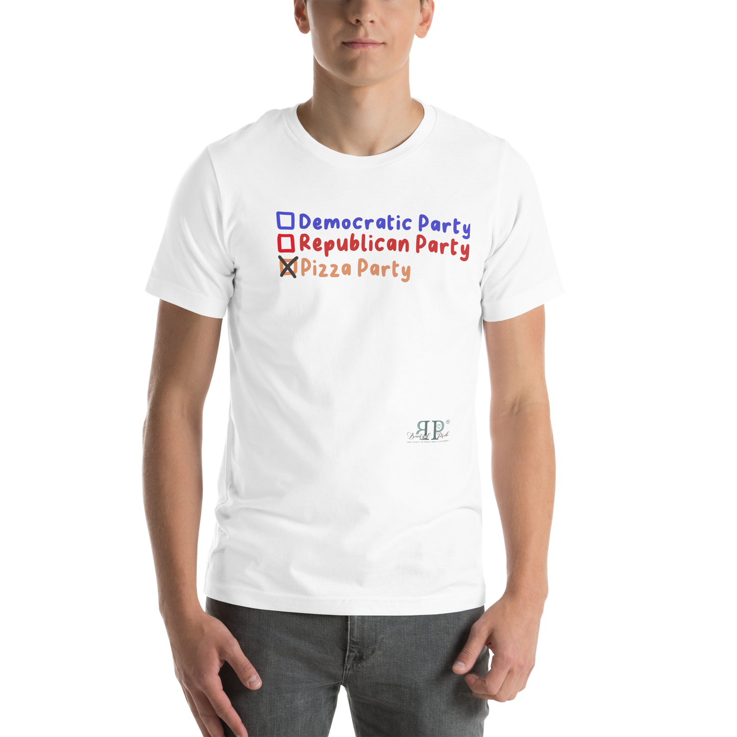 I Vote Pizza Unisex t-shirt