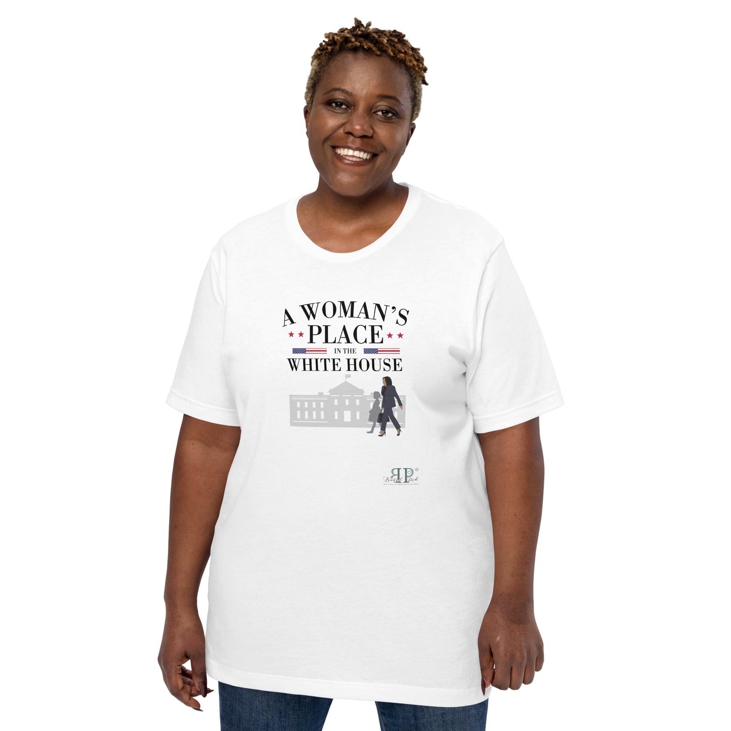 Kamala: A Woman's Place is in the White House Unisex t-shirt