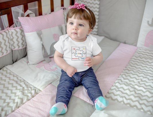 I am a beautiful (AUTISM) puzzle Onesie