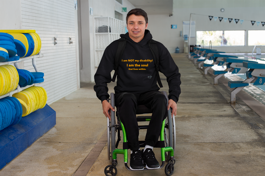 I am NOT my disability Unisex Hoodie