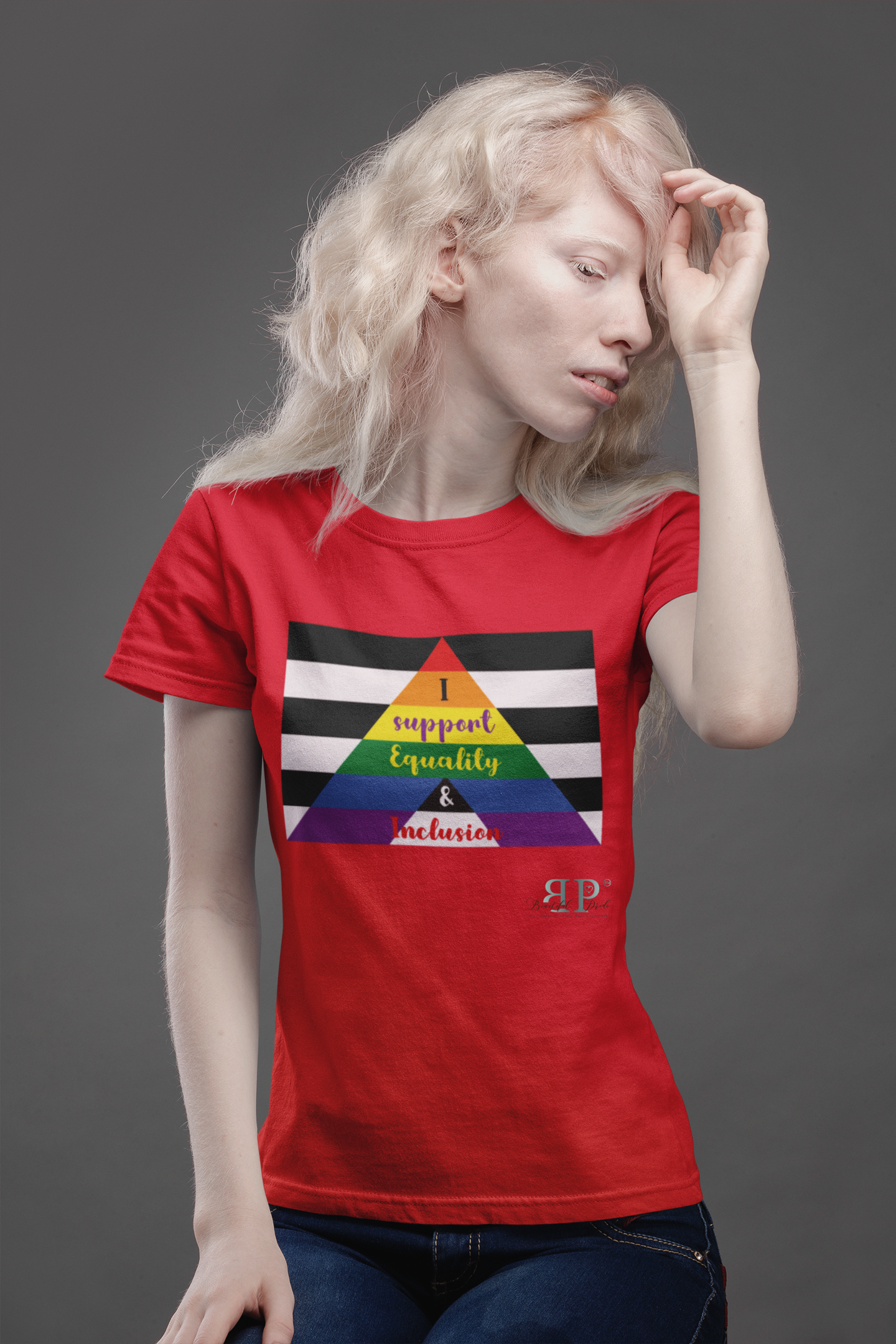 LGBTQIA + Ally: I Support Equality Short-Sleeve Unisex T-Shirt