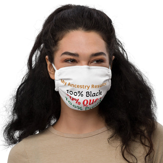 100% Queen Colors of the Motherland Face Mask