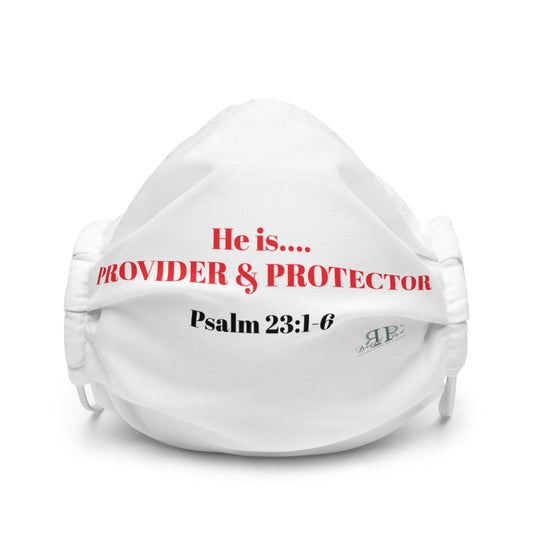 He is Provider & Protector- Psalm 23:1-6 face mask