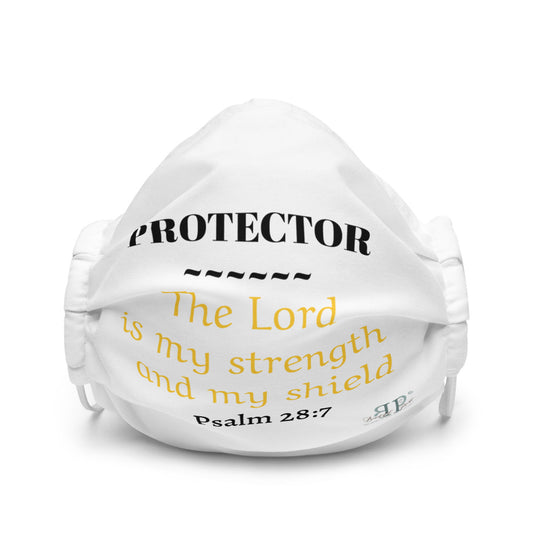 He is Protector- Psalm 28:7 face mask