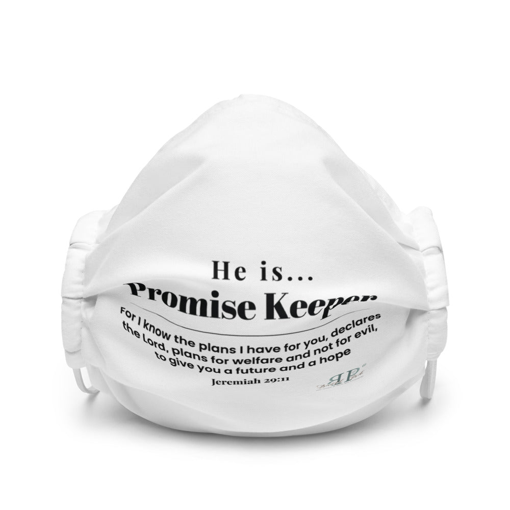 He is Promise Keeper- Jeremiah-29:11 face mask