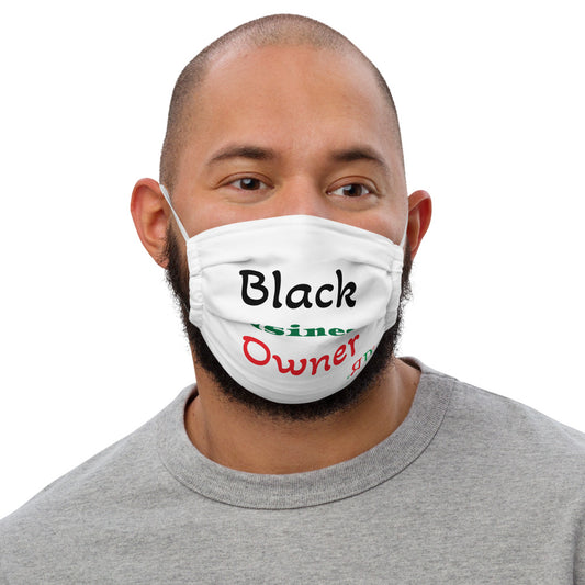 Black Business Owner Face Mask