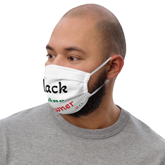 Black Business Owner Face Mask