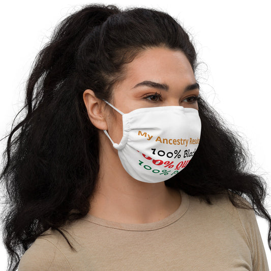 100% Queen Colors of the Motherland Face Mask