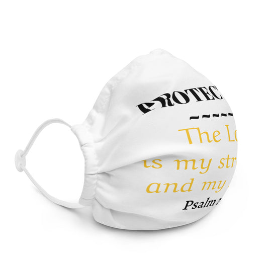 He is Protector- Psalm 28:7 face mask