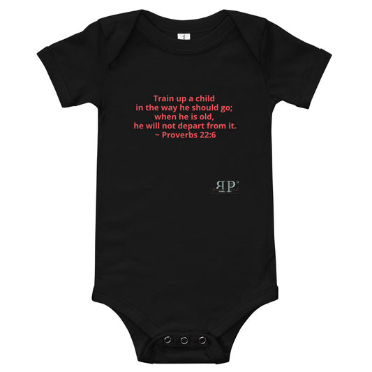 Train Up a Child Proverbs 22:6 Onesie