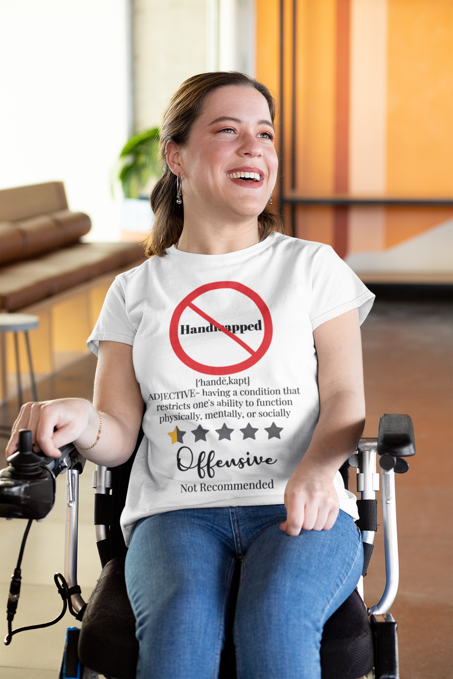 Handicapped: Not Recommended. It Doesn't Define Me Unisex T-Shirt