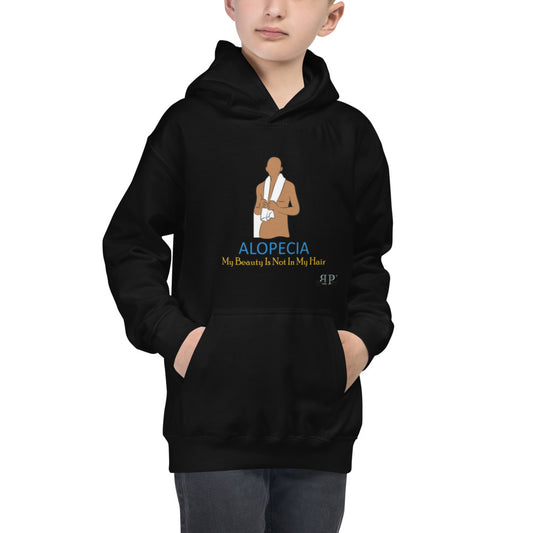 Alopecia- My Beauty Is Not My Hair Kids Hoodie- MALE