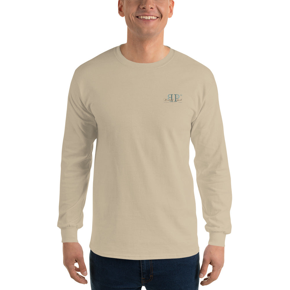 Words are Important When Talking About Substance Use Disorders: Don Coyhis Quote Men’s Long Sleeve Shirt- text on Back (+$9)
