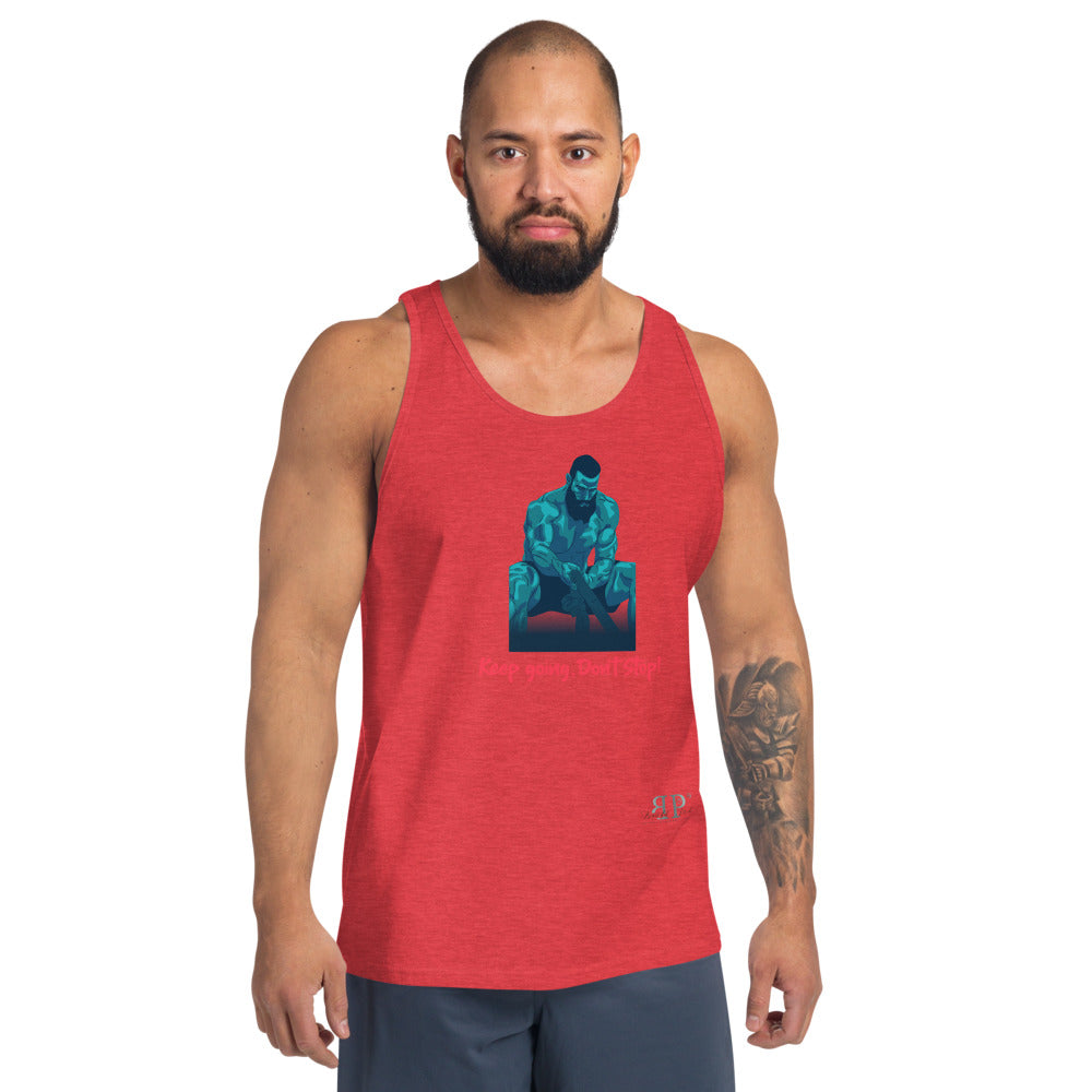 Keep Going, Don't Stop Unisex Tank Top