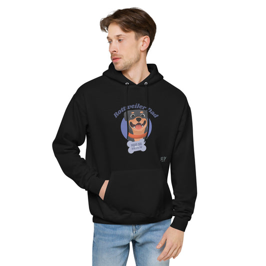 Rottweiler Dad Unisex fleece hoodie