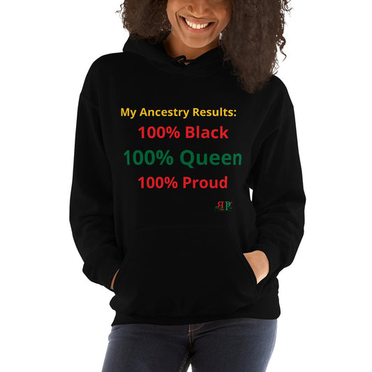 100% Queen- Colors of the Motherland Unisex Hoodie