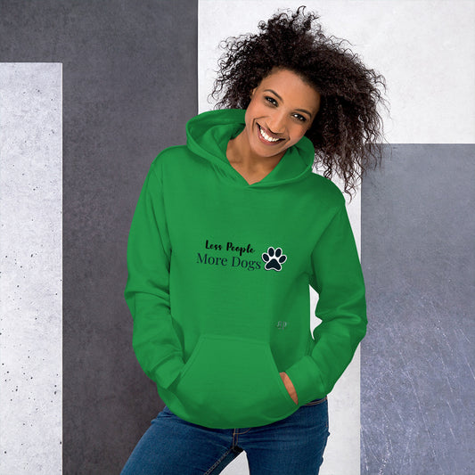 Less People, More Dogs Unisex Hoodie