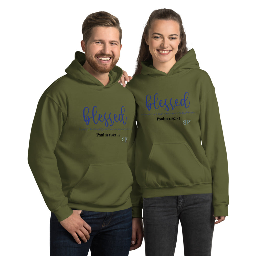 Blessed- Psalm 119:1-3 Unisex Hoodie