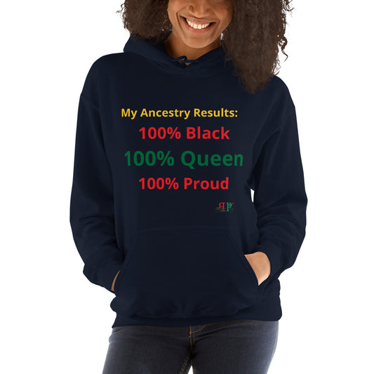 100% Queen- Colors of the Motherland Unisex Hoodie