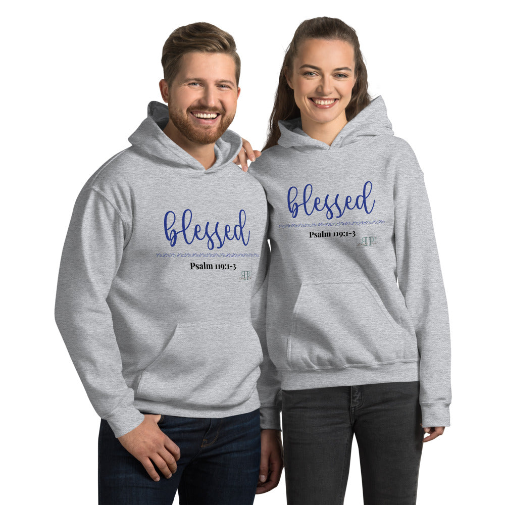 Blessed- Psalm 119:1-3 Unisex Hoodie