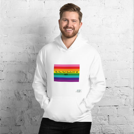 LGBTQ: The Flag That Started It All 1977 Unisex Hoodie