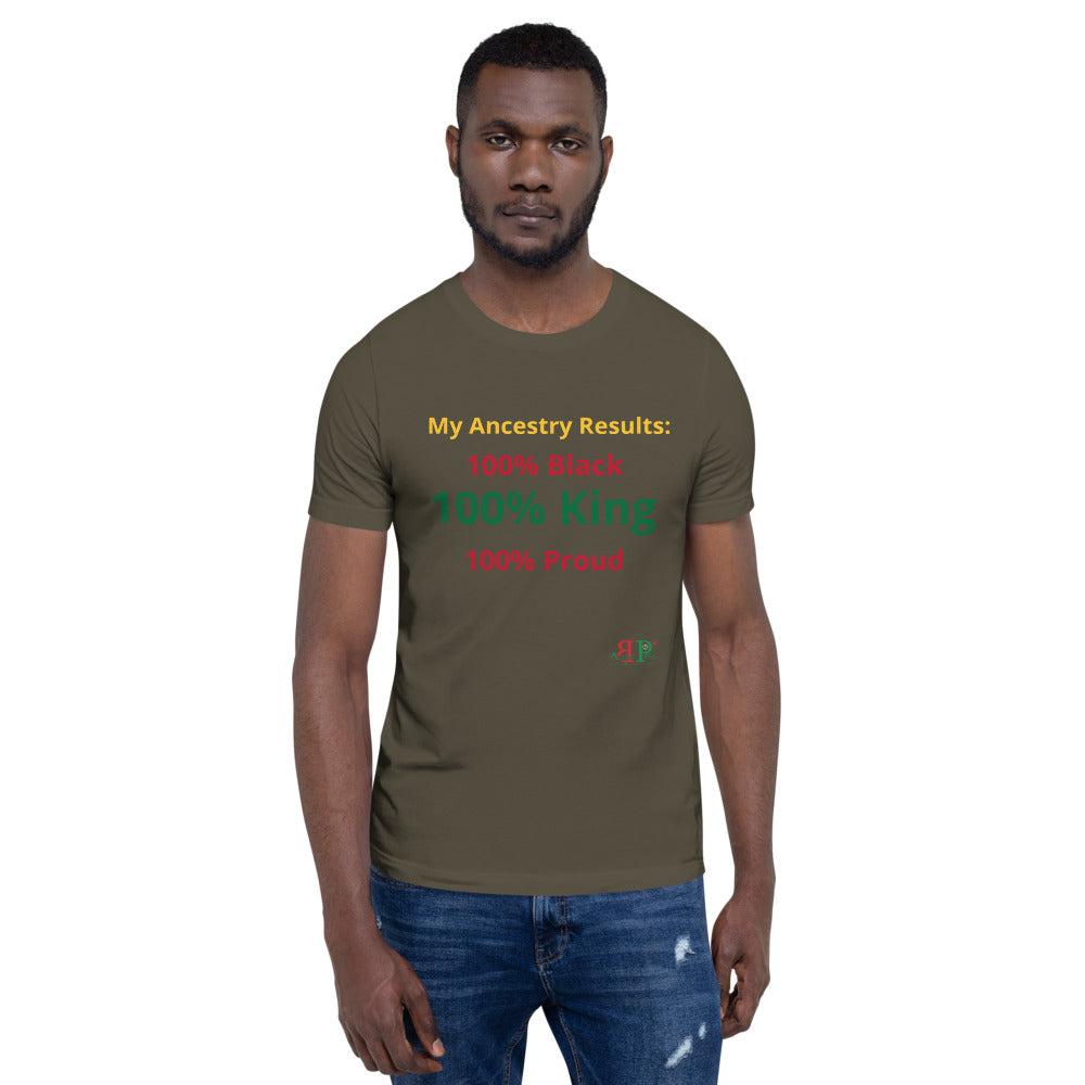 100% King- Colors of the Motherland Short-Sleeve Unisex T-Shirt