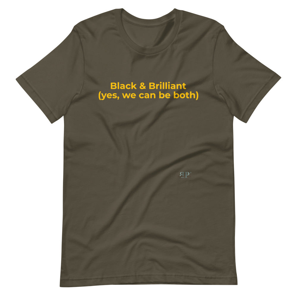 Black and Brilliant Unisex T-Shirt