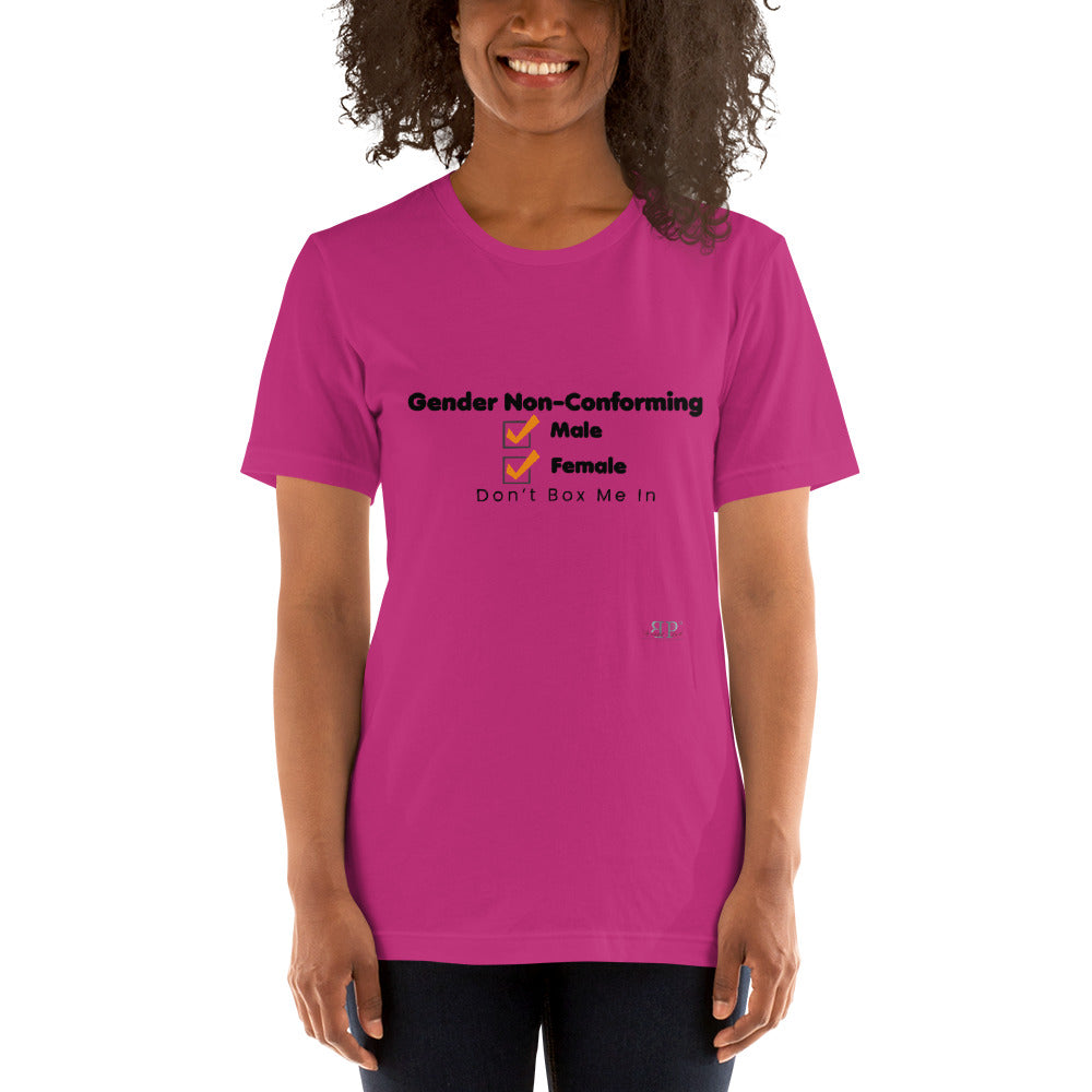 Gender Nonconforming Don't Box Me In Unisex T-Shirt