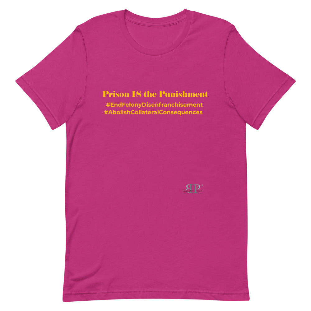 Prison IS the Punishment Unisex T-Shirt
