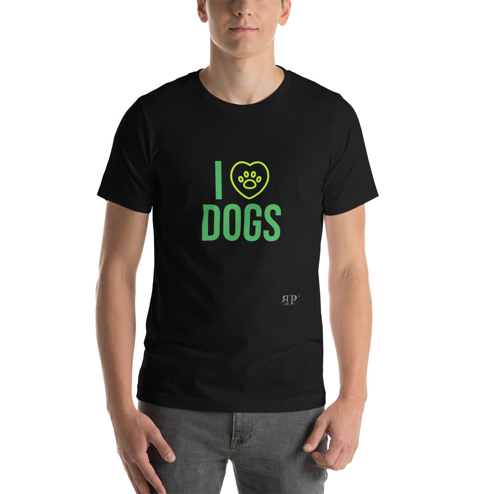 I heart Dogs Short-Sleeve Unisex T-Shirt