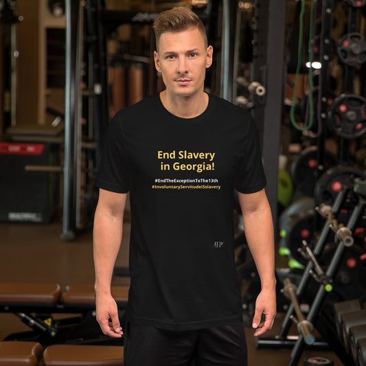 End Slavery in Georgia Unisex t-shirt