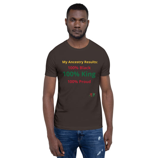 100% King- Colors of the Motherland Short-Sleeve Unisex T-Shirt