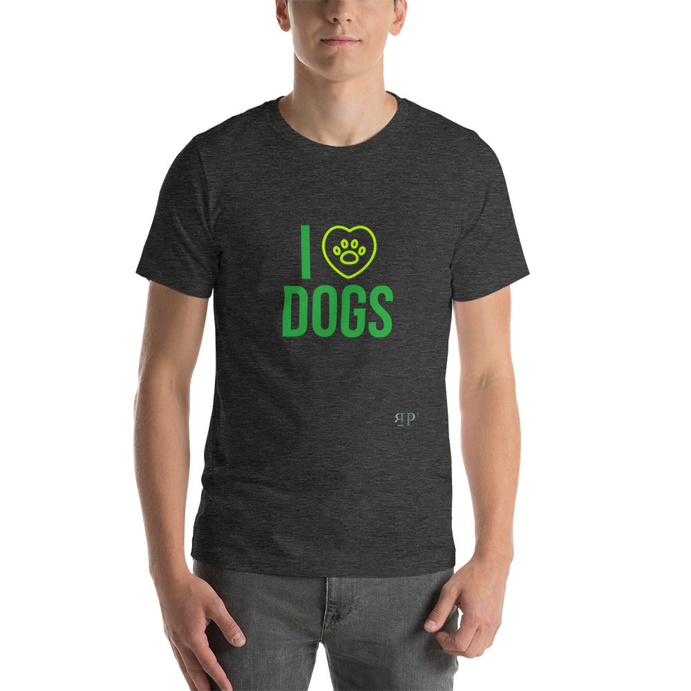 I heart Dogs Short-Sleeve Unisex T-Shirt