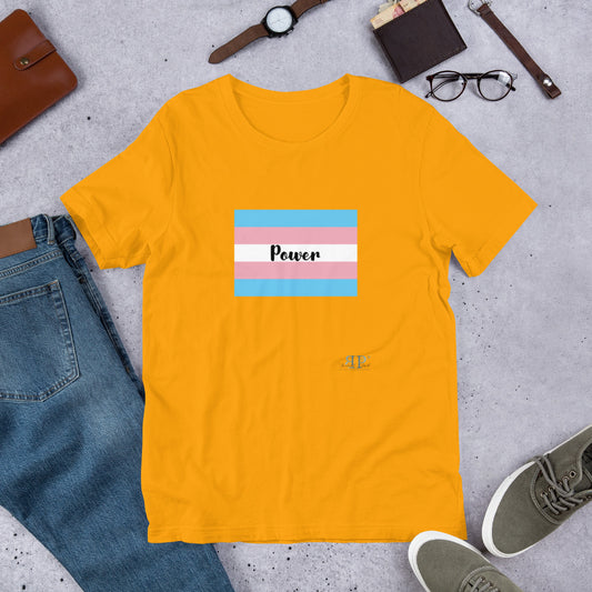 Trans Flag Short-Sleeve Unisex T-Shirt