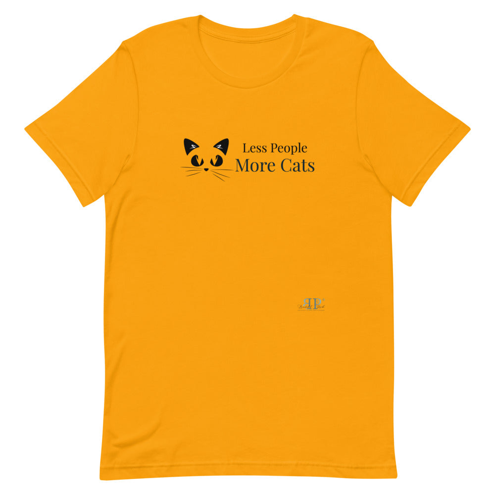 Less People More Cats Unisex T-Shirt