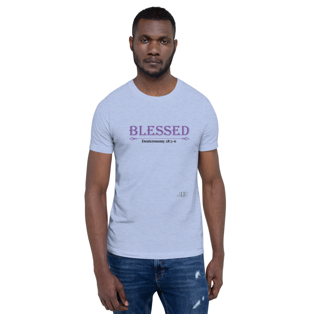 Blessed- Deuteronomy 28:3-6 Unisex t Shirt