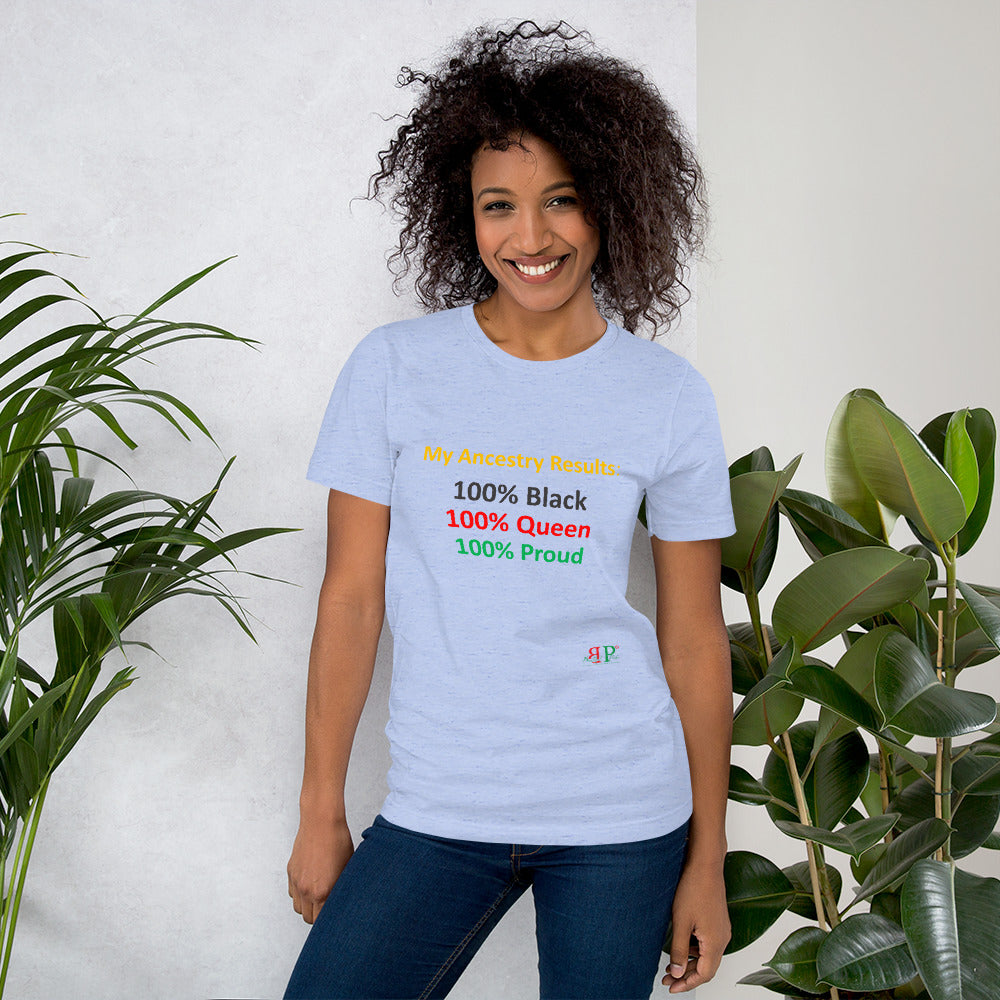 100% Queen colors of the Mother land Unisex T-Shirt