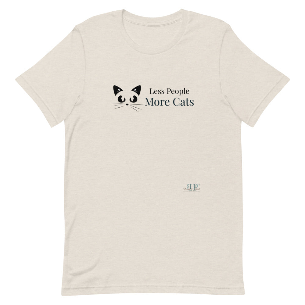 Less People More Cats Unisex T-Shirt