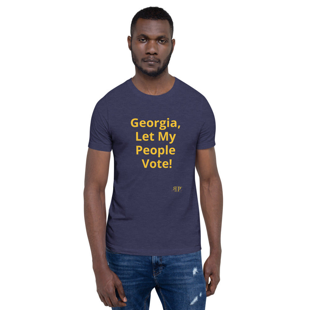 Georgia, Let My People Vote Unisex T-Shirt