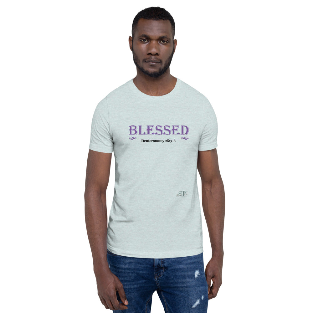Blessed- Deuteronomy 28:3-6 Unisex t Shirt