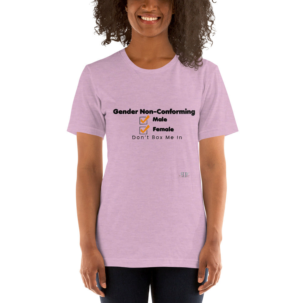 Gender Nonconforming Don't Box Me In Unisex T-Shirt