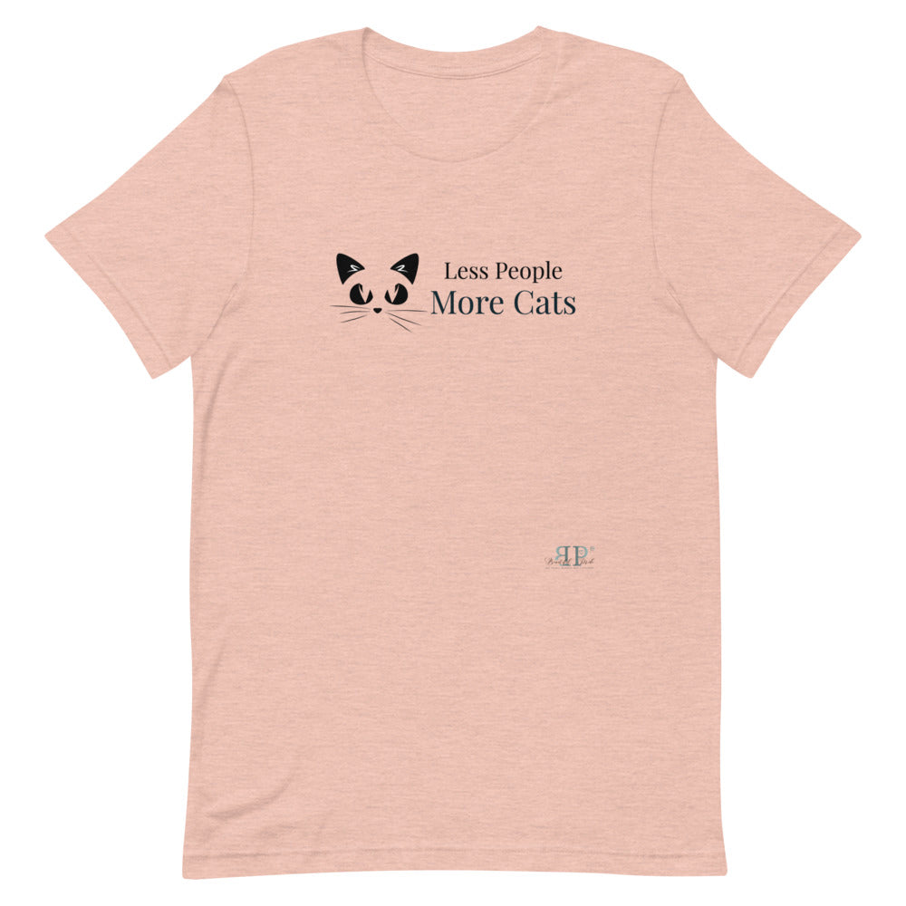 Less People More Cats Unisex T-Shirt