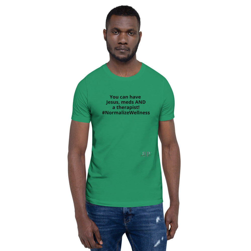 Jesus, Meds AND a therapist T-Shirt