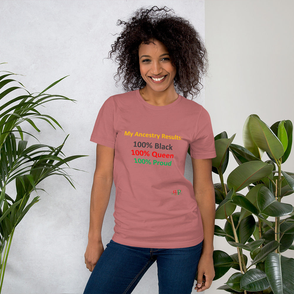 100% Queen colors of the Mother land Unisex T-Shirt