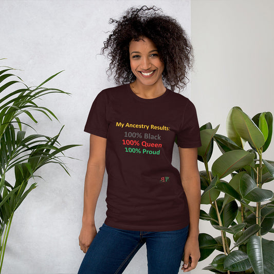 100% Queen colors of the Mother land Unisex T-Shirt
