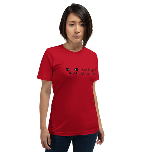 Less People More Cats Unisex T-Shirt