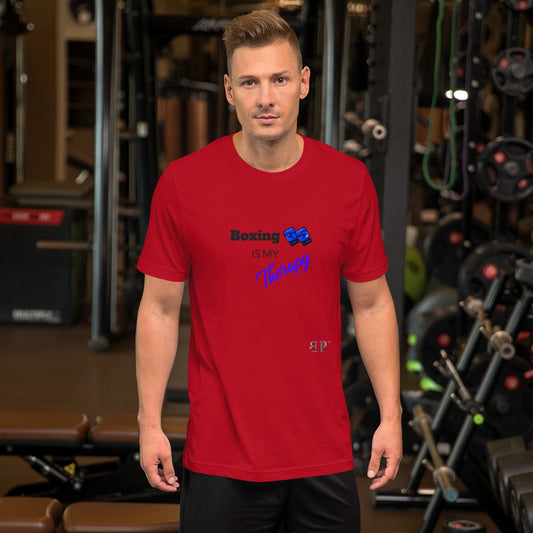 Boxing is my Therapy Unisex t-shirt