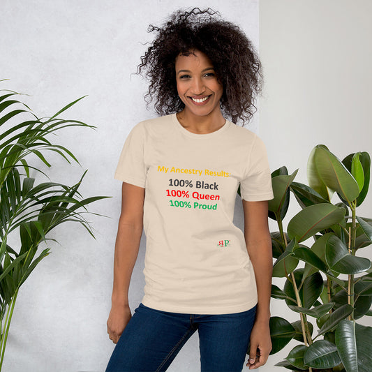 100% Queen colors of the Mother land Unisex T-Shirt