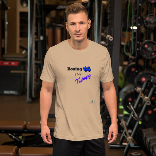 Boxing is my Therapy Unisex t-shirt